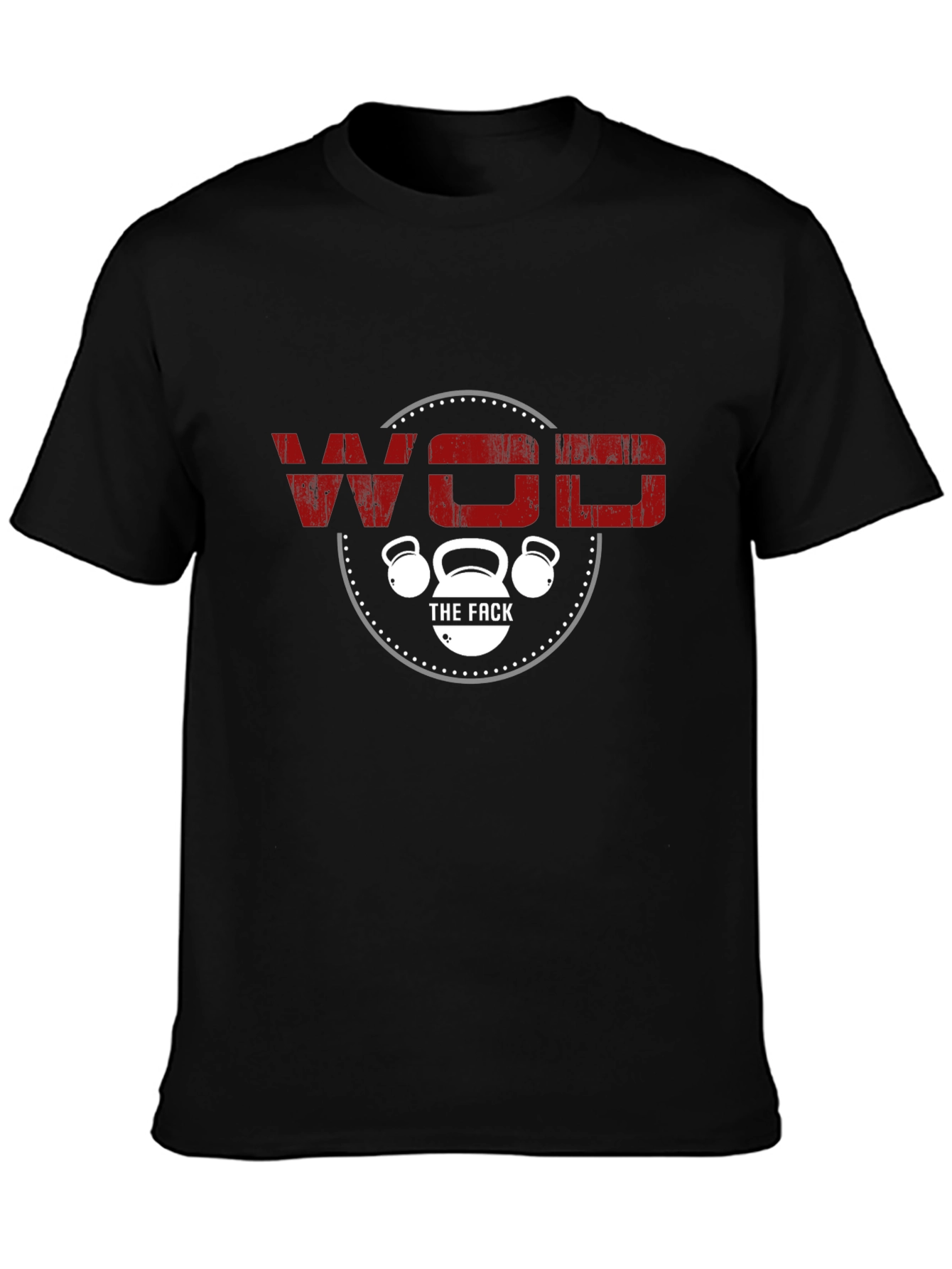 WOD The Fack Kettlebell Black T-Shirt