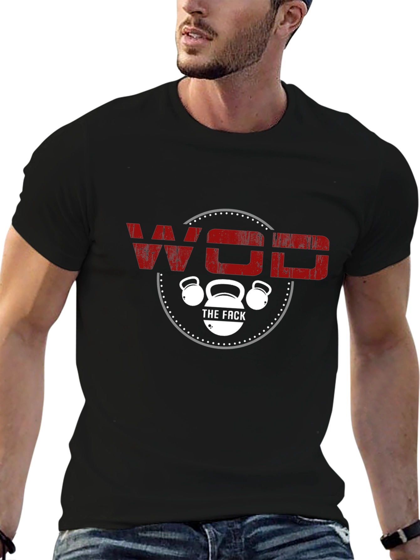 WOD The Fack Kettlebell Black T-Shirt