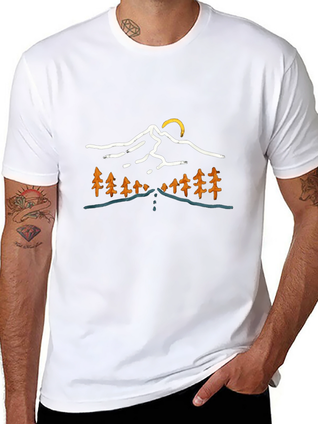 Mountain Road Trip T-Shirt - Adventure Style