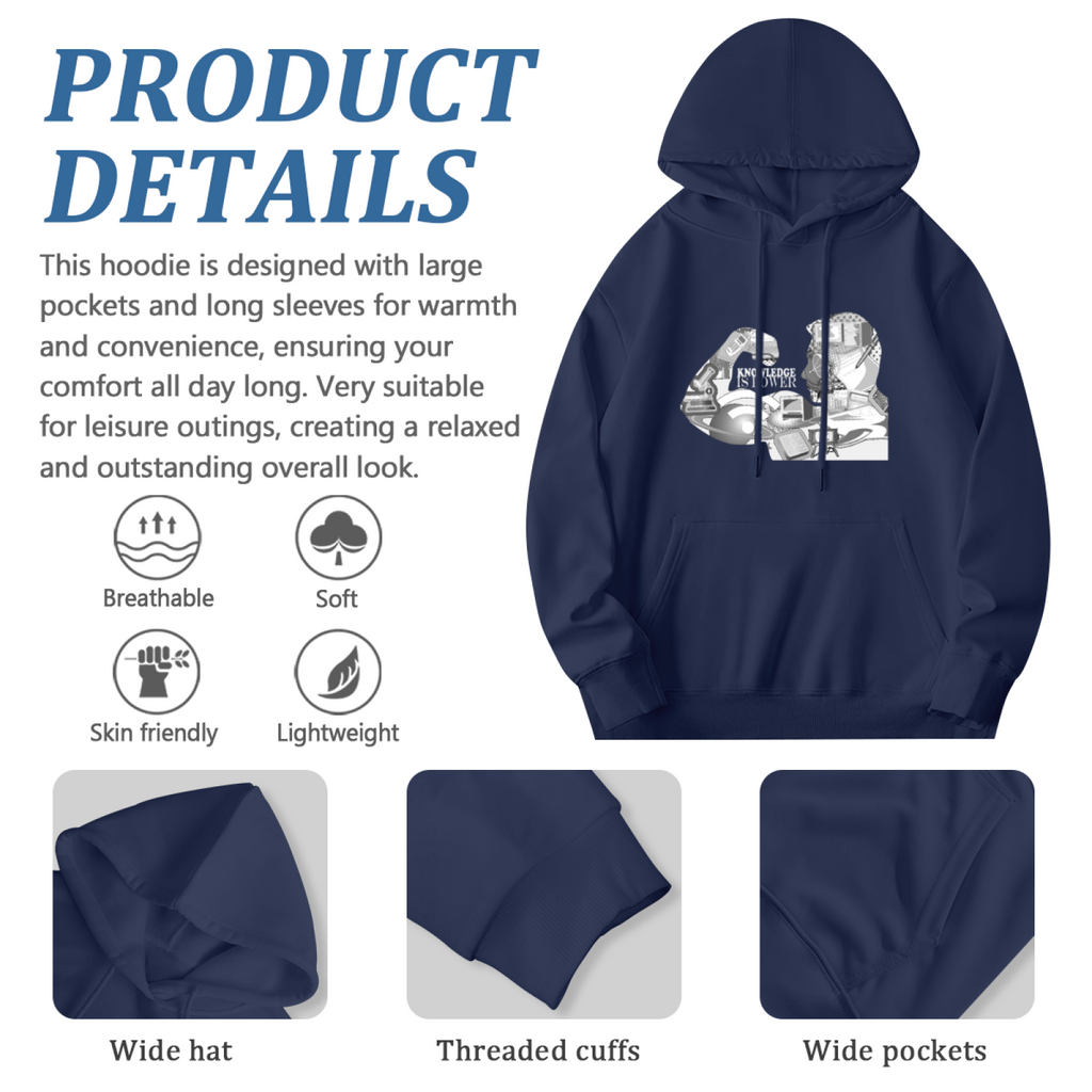 Science Mind Hoodie - STEM Education Graphic Sweatshirt for Science & Tech Lovers
