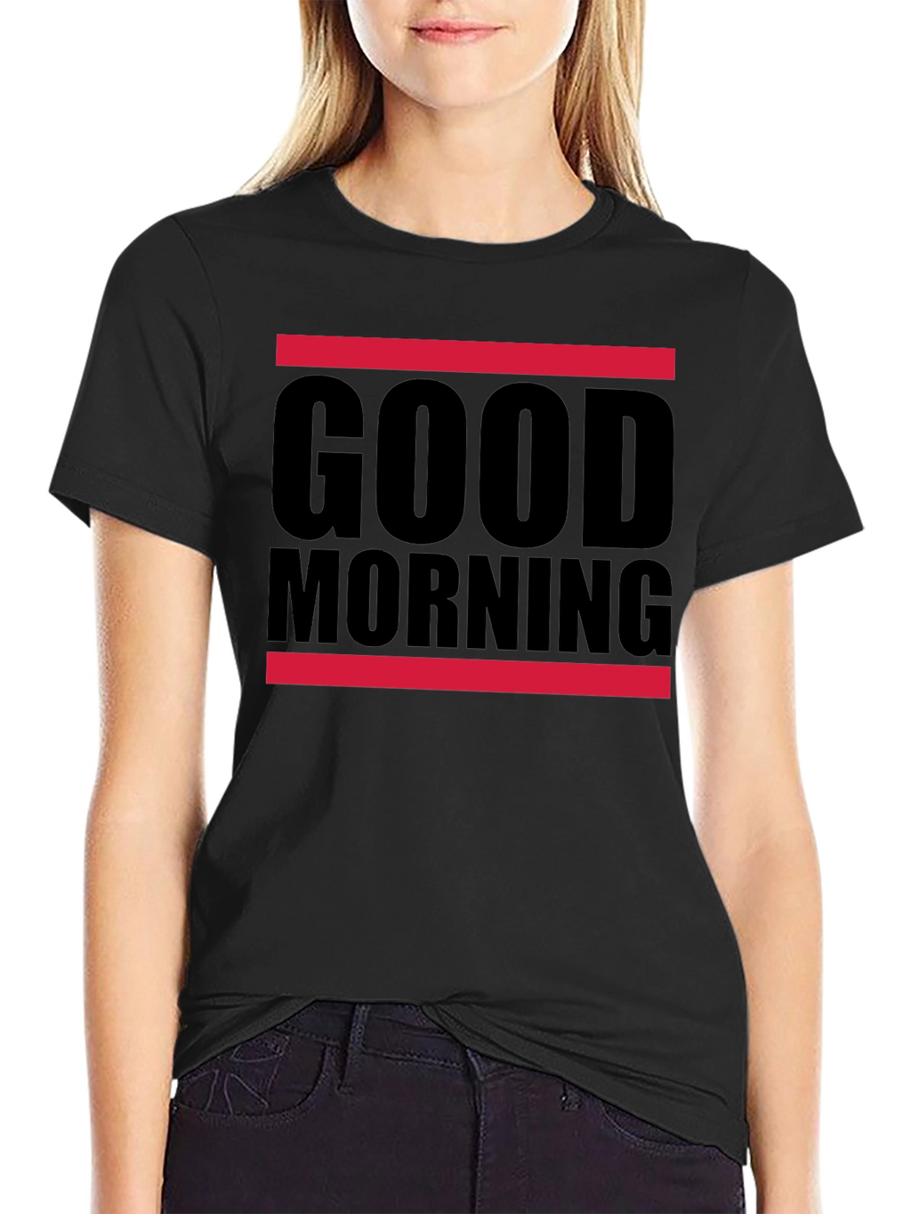Good Morning Graphic Tee - Bold Statement Shirt