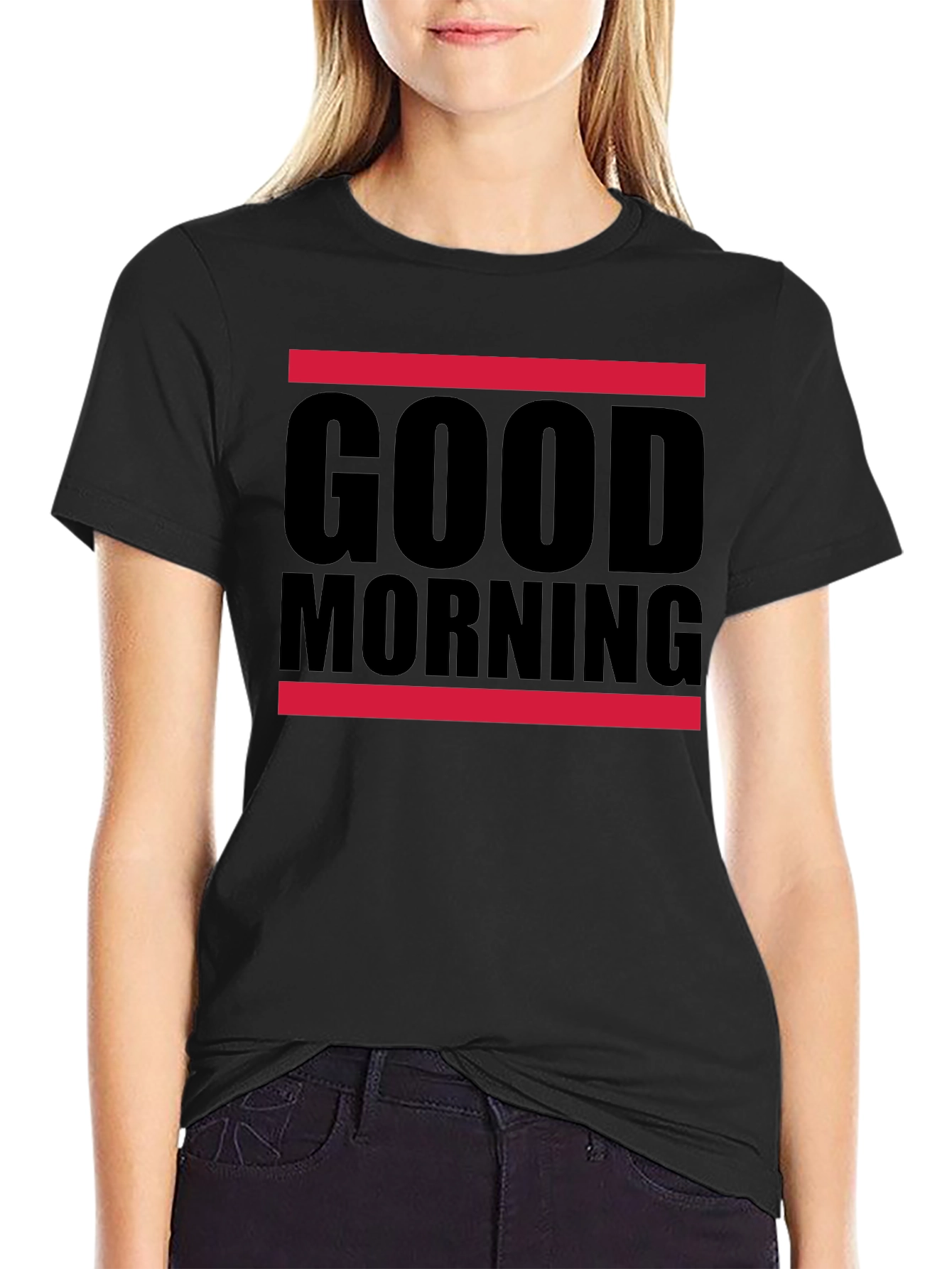 Good Morning Graphic Tee - Bold Statement Shirt