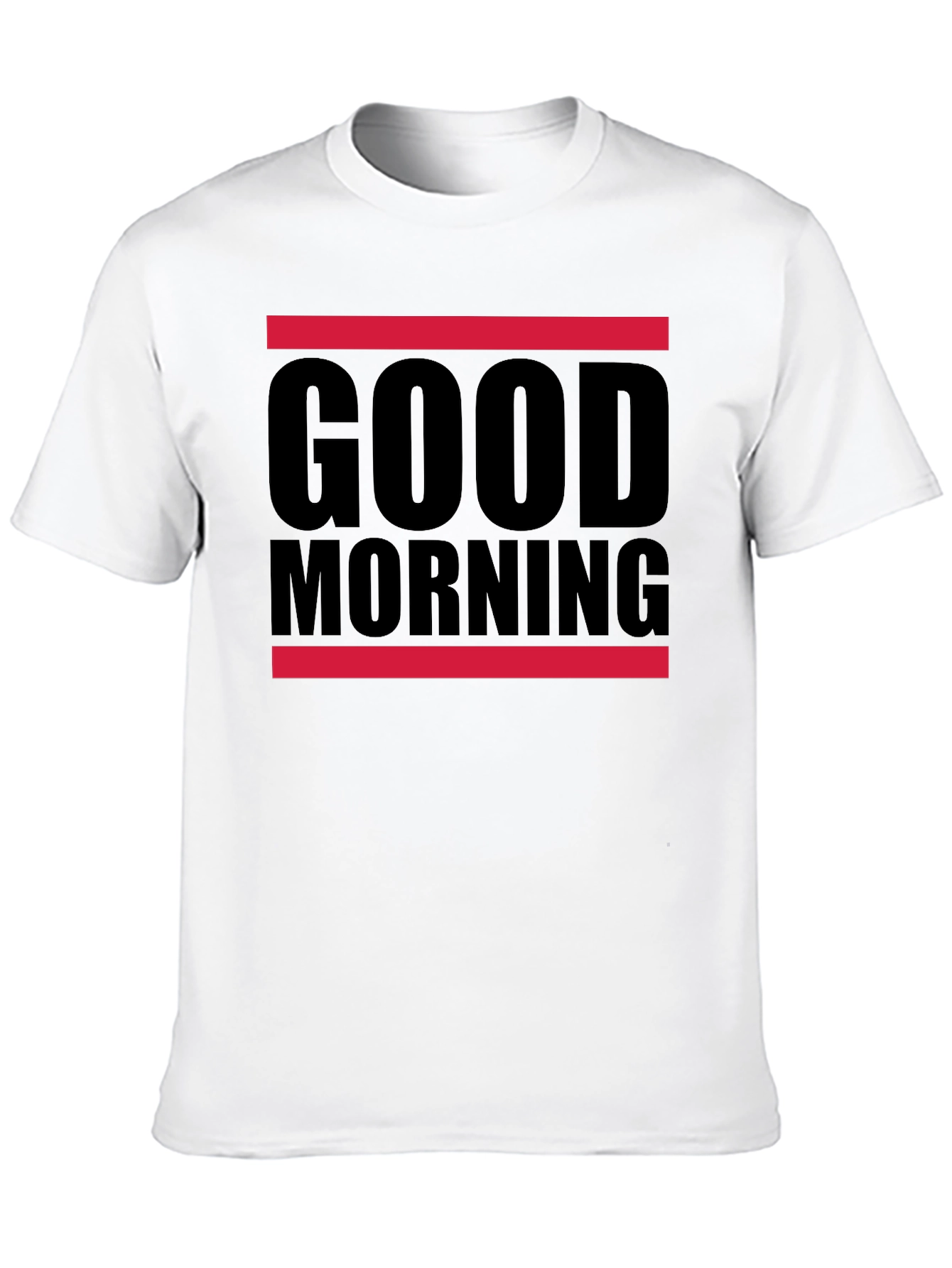 Good Morning Graphic Tee - Bold Statement Shirt