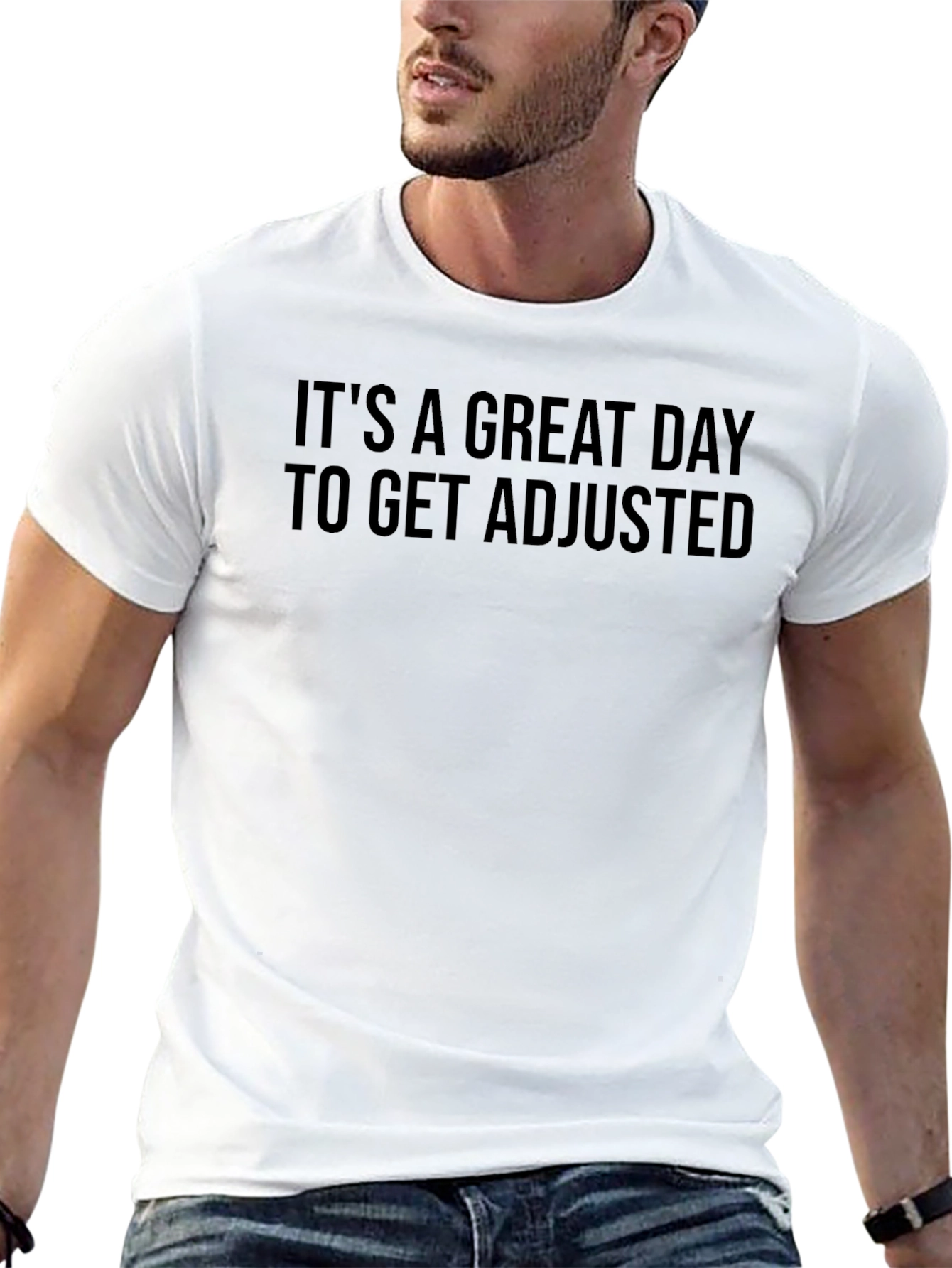 Chiropractor Adjustment Black T-Shirt