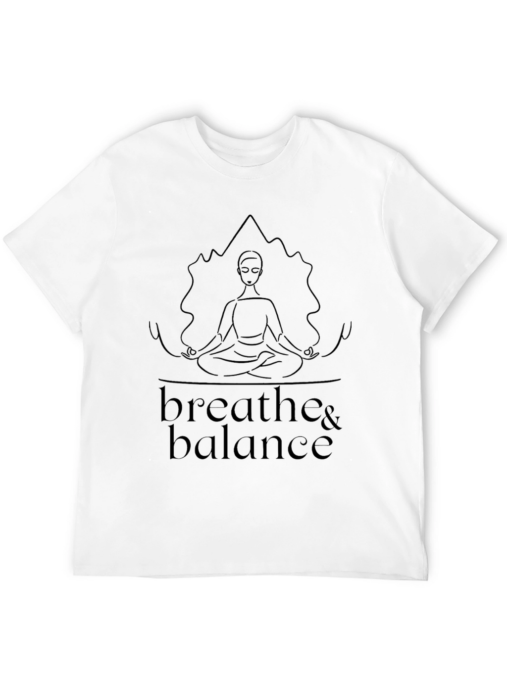 Breathe & Balance Graphic T-Shirt