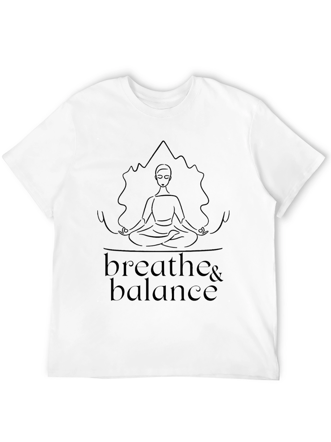 Breathe & Balance Graphic T-Shirt