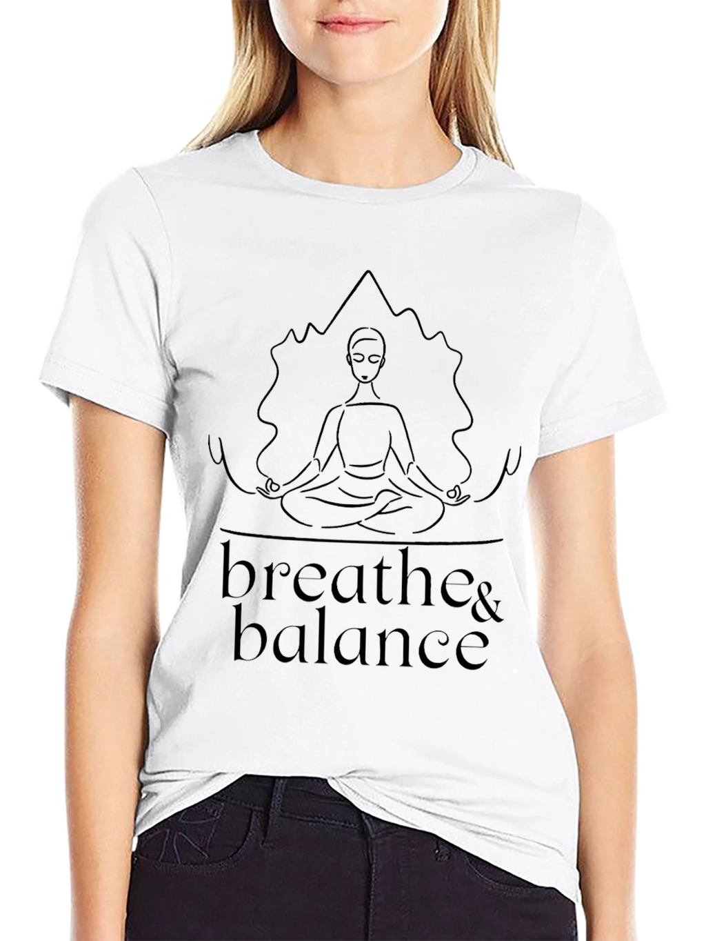 Breathe & Balance Graphic T-Shirt