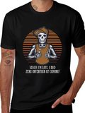 Sarcastic Skeleton Graphic T-Shirt