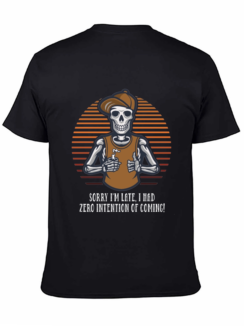 Sarcastic Skeleton Graphic T-Shirt