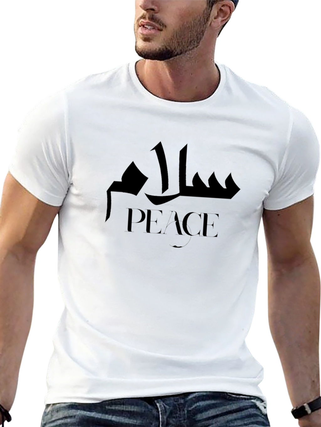 Peace Graphic T-Shirt -  Unisex Black Tee