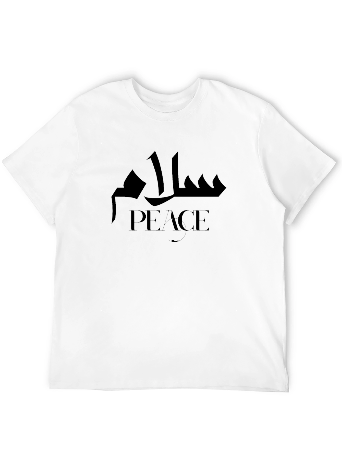 Peace Graphic T-Shirt -  Unisex Black Tee