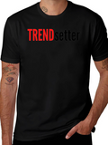 Trendsetter Black Graphic Tee - Bold Statement T-Shirt