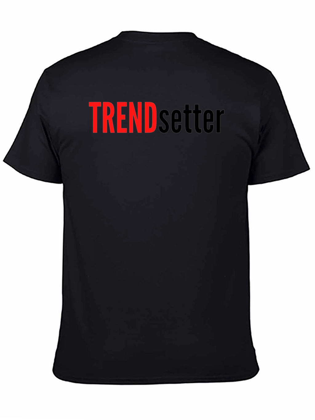 Trendsetter Black Graphic Tee - Bold Statement T-Shirt