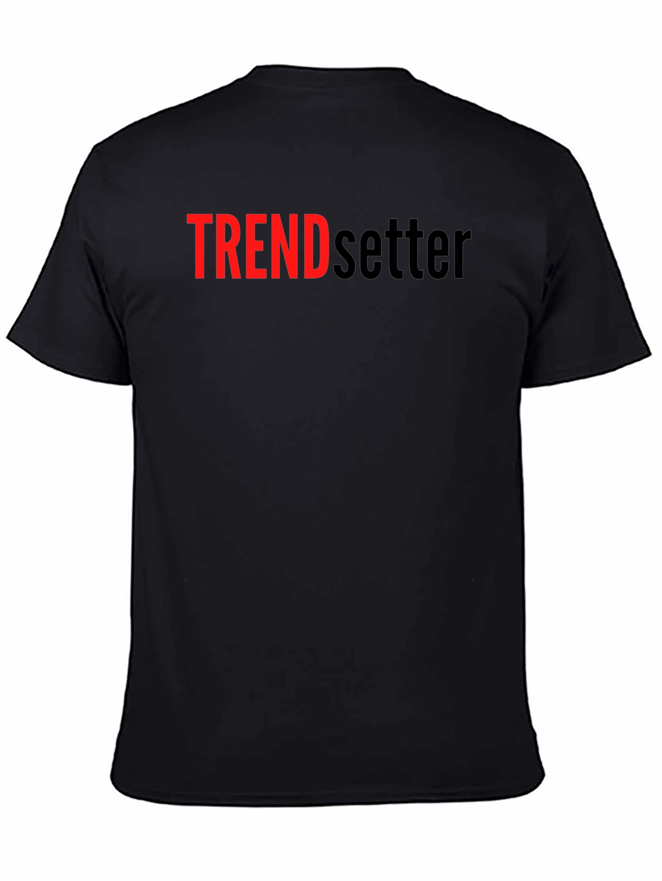 Trendsetter Black Graphic Tee - Bold Statement T-Shirt