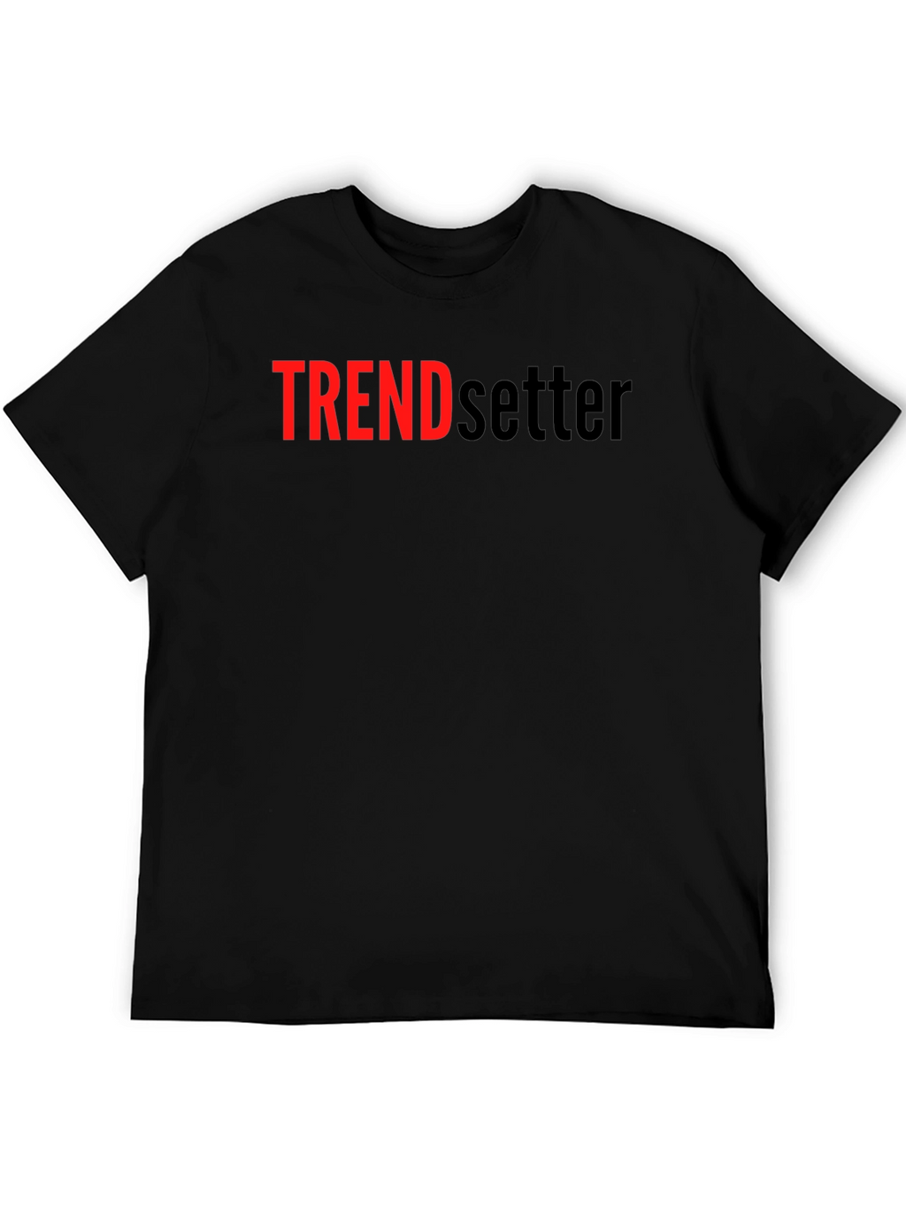 Trendsetter Black Graphic Tee - Bold Statement T-Shirt