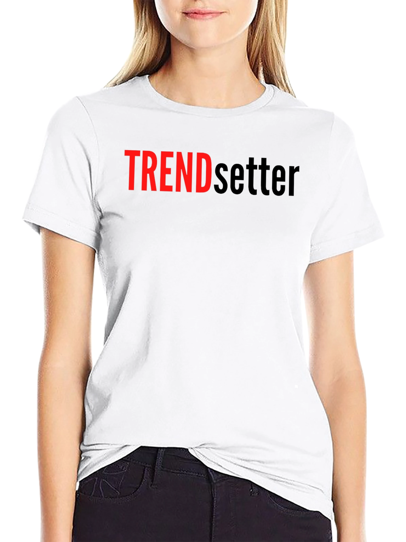 Trendsetter Black Graphic Tee - Bold Statement T-Shirt