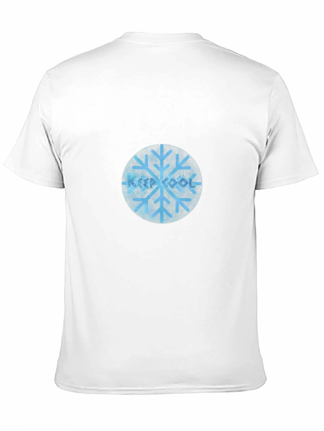 Cool Snowflake Graphic Black T-Shirt