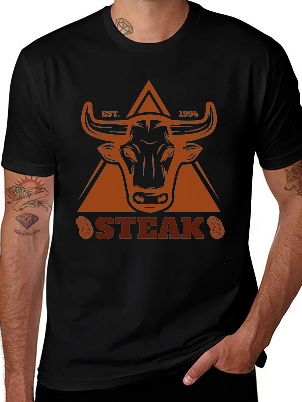 Steak Bull Head Graphic Tee - Est. 1994