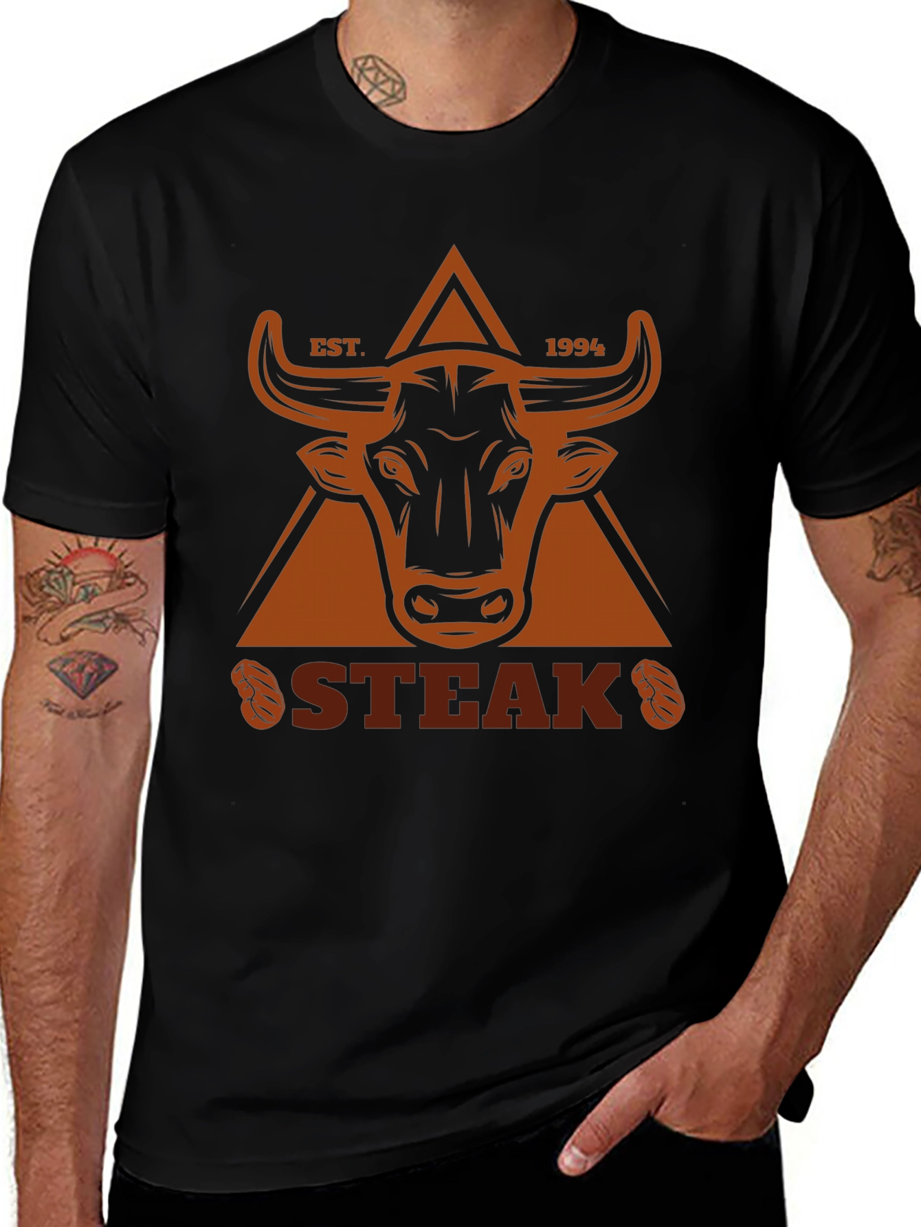 Steak Bull Head Graphic Tee - Est. 1994