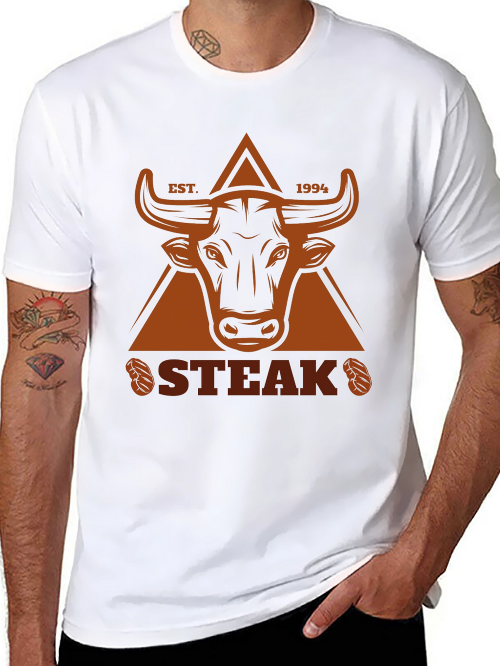 Steak Bull Head Graphic Tee - Est. 1994