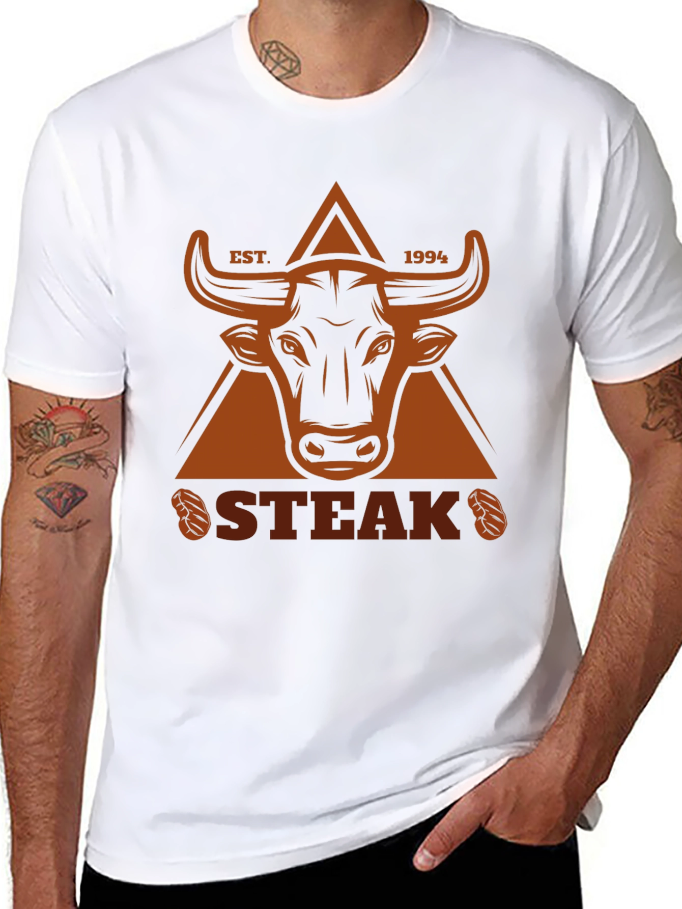 Steak Bull Head Graphic Tee - Est. 1994