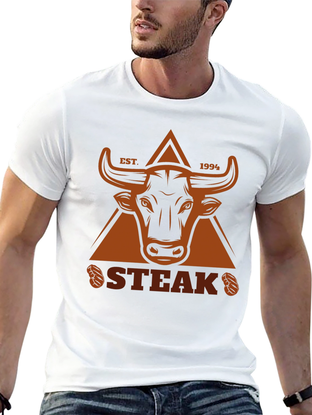 Steak Bull Head Graphic Tee - Est. 1994