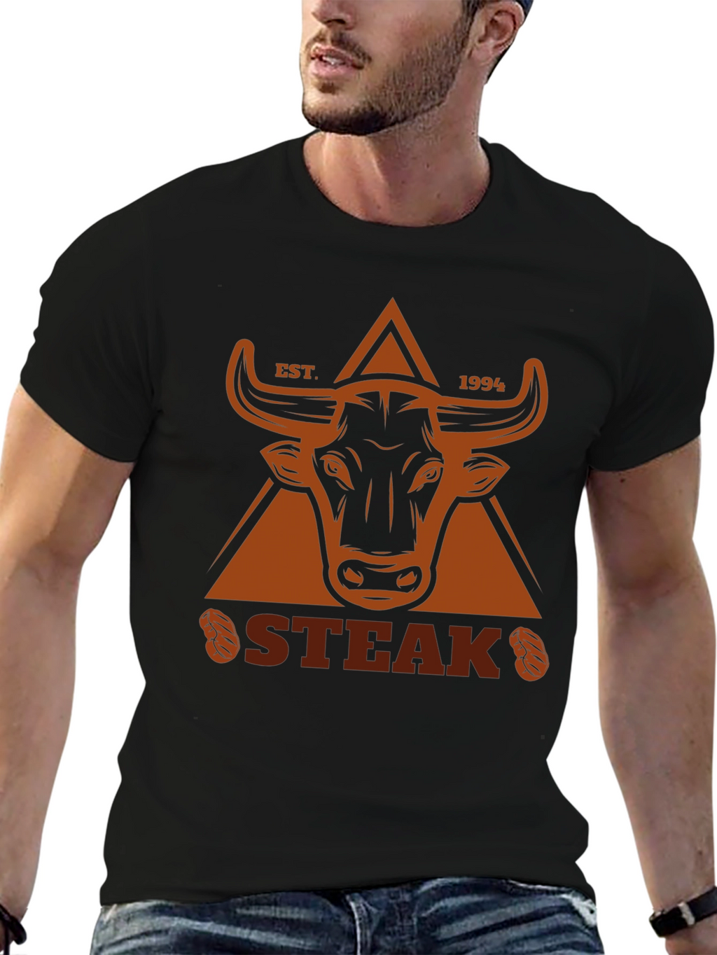 Steak Bull Head Graphic Tee - Est. 1994