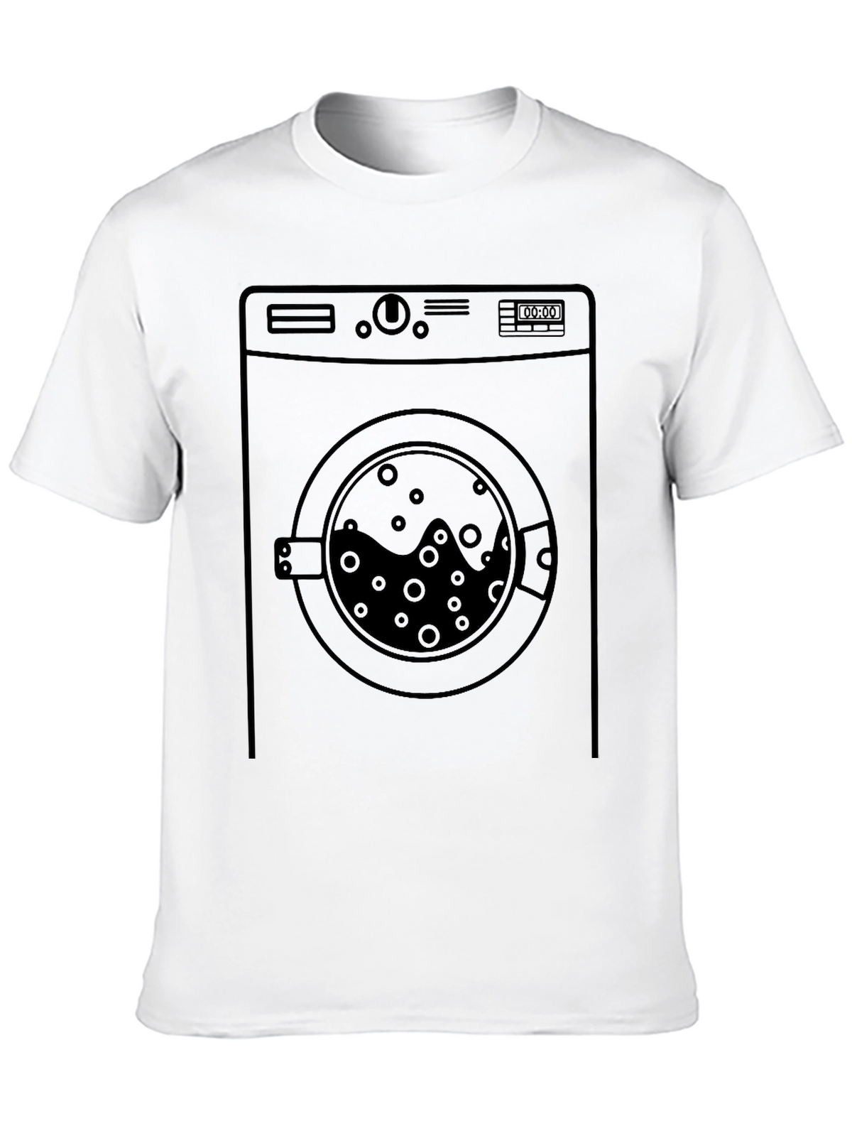 Washing Machine Graphic T-Shirt - Laundry Day Style