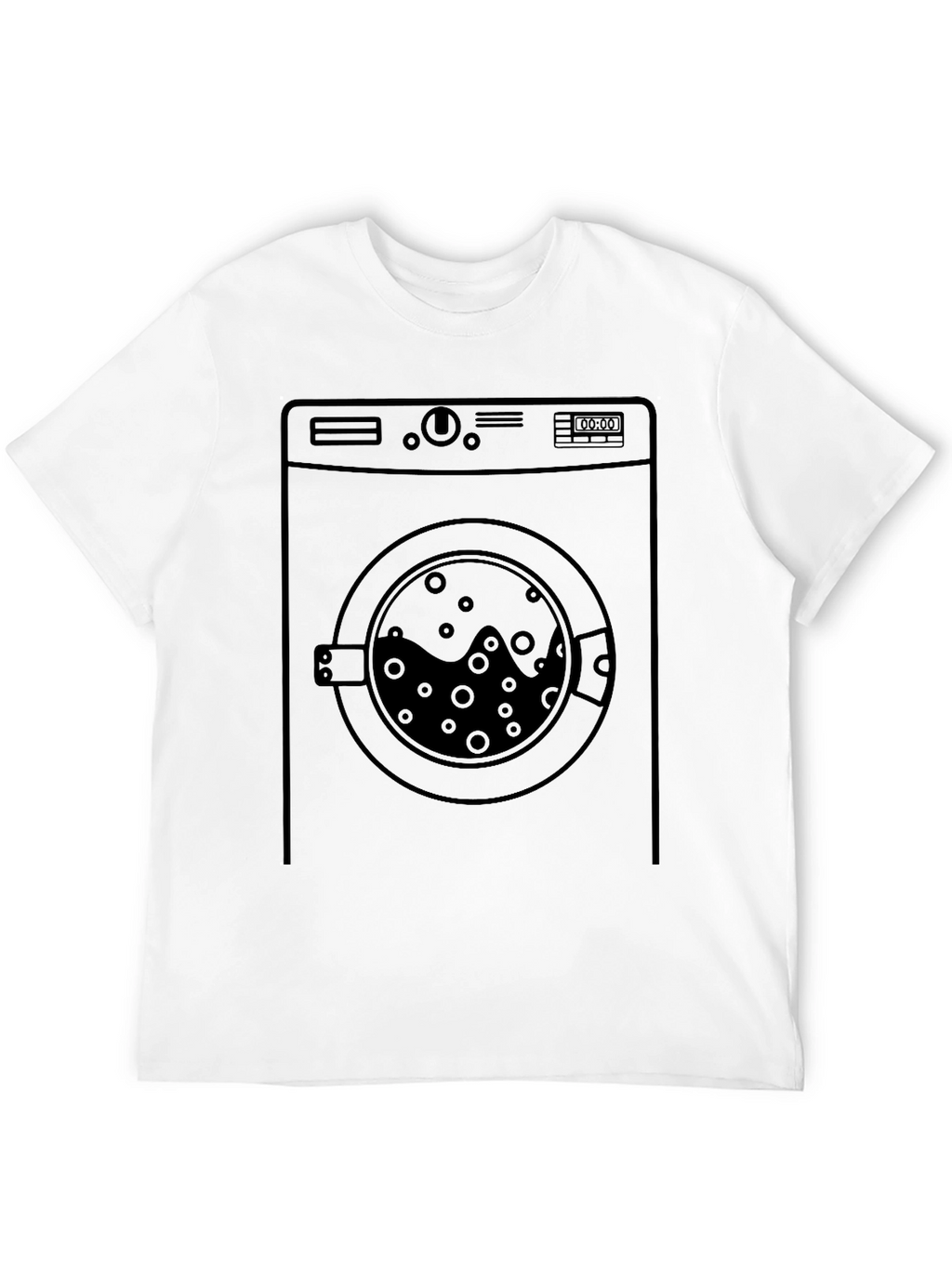 Washing Machine Graphic T-Shirt - Laundry Day Style