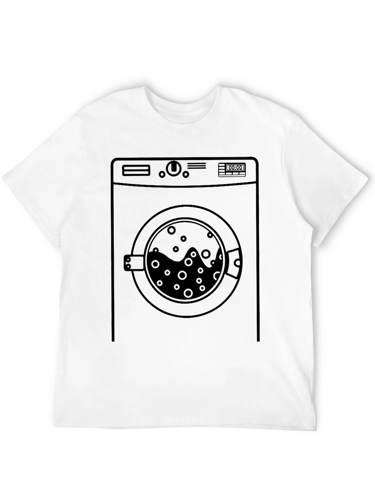 Washing Machine Graphic T-Shirt - Laundry Day Style