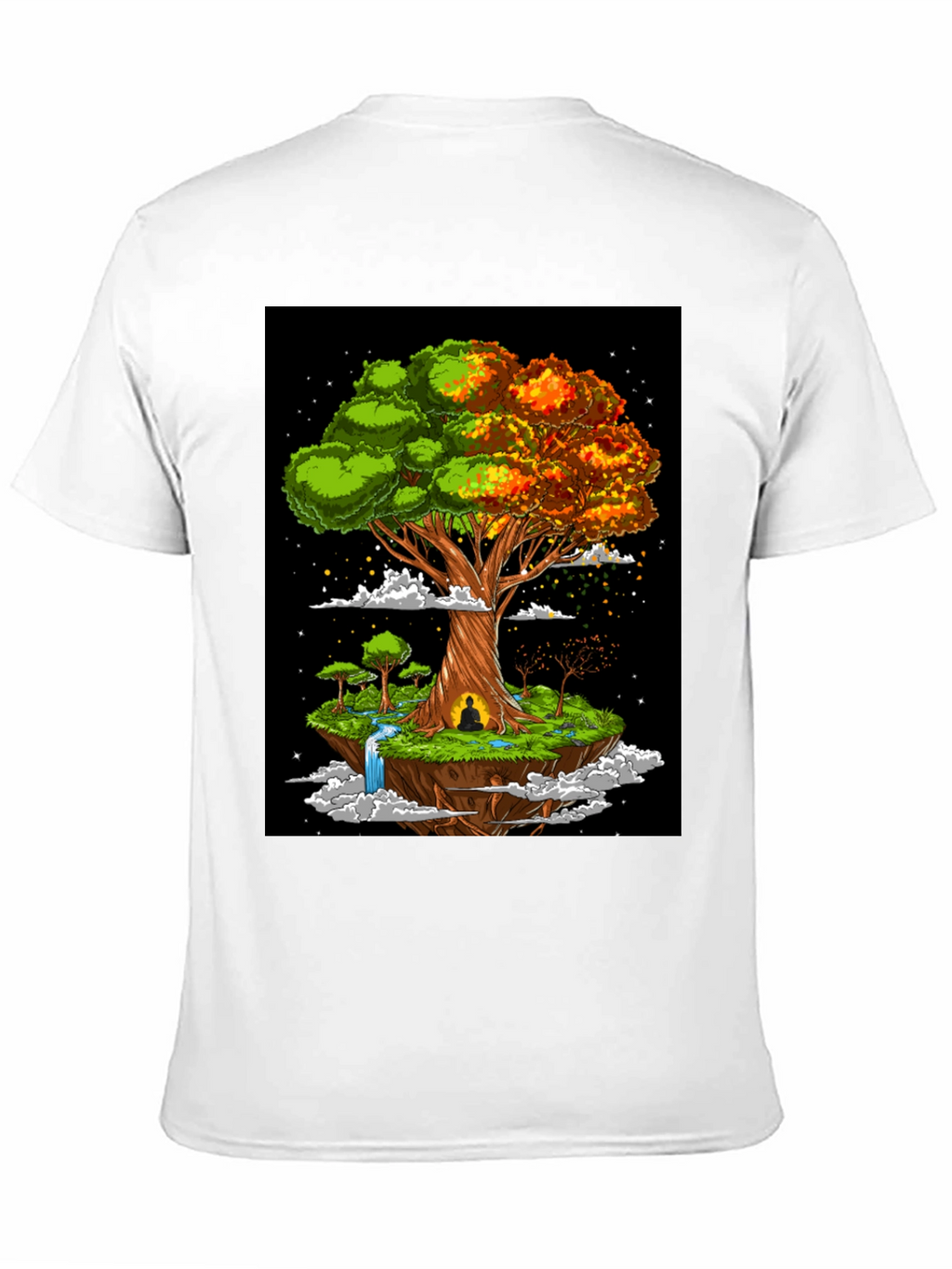 Zen Tree Graphic Tee - Floating Island Design