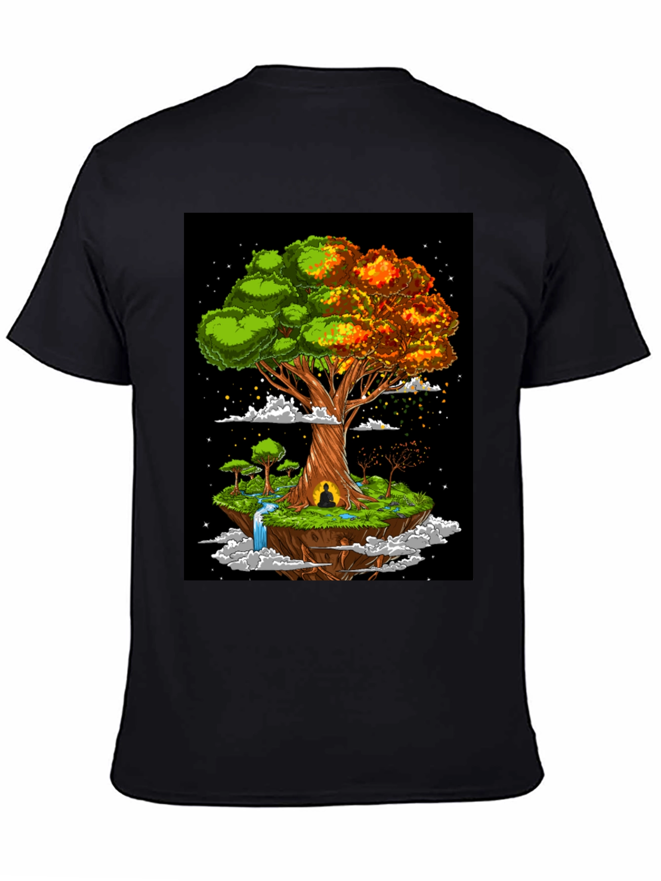 Zen Tree Graphic Tee - Floating Island Design
