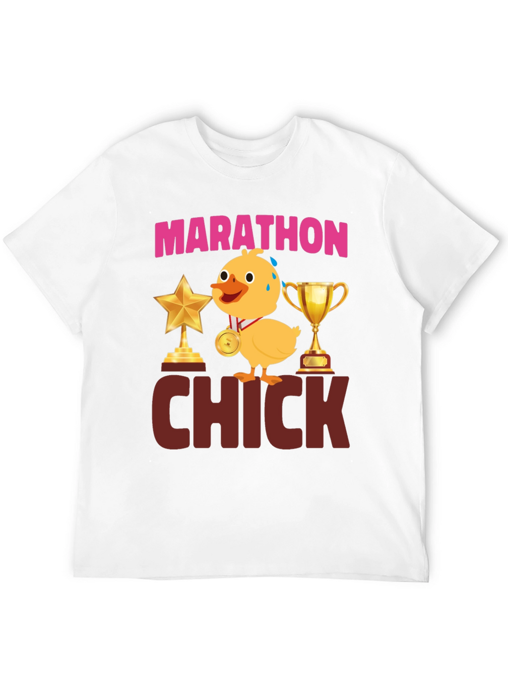 Marathon Chick T-Shirt - Funny Running Tee