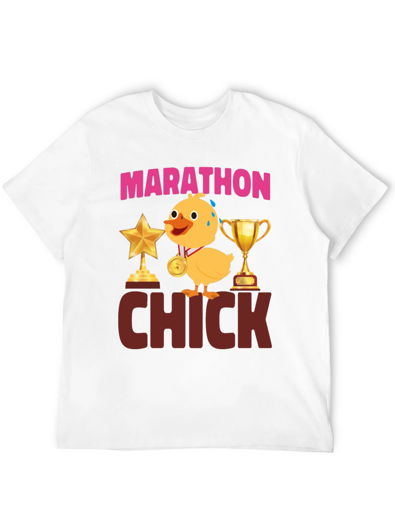 Marathon Chick T-Shirt - Funny Running Tee
