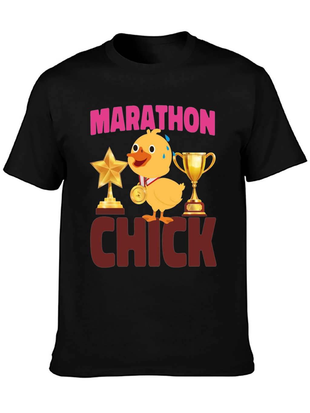 Marathon Chick T-Shirt - Funny Running Tee