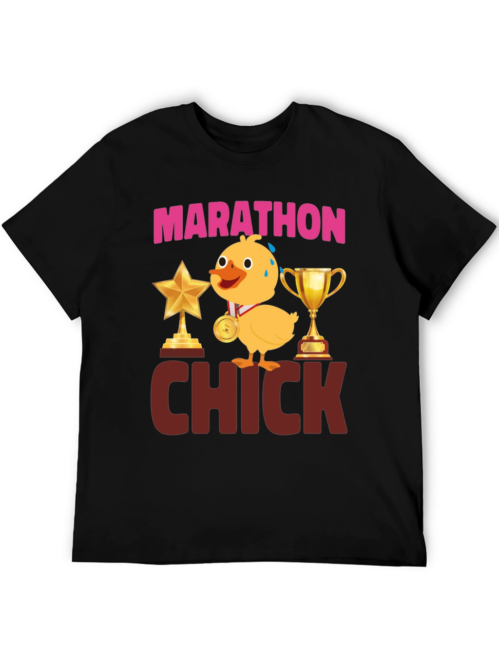 Marathon Chick T-Shirt - Funny Running Tee