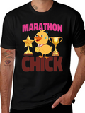 Marathon Chick T-Shirt - Funny Running Tee