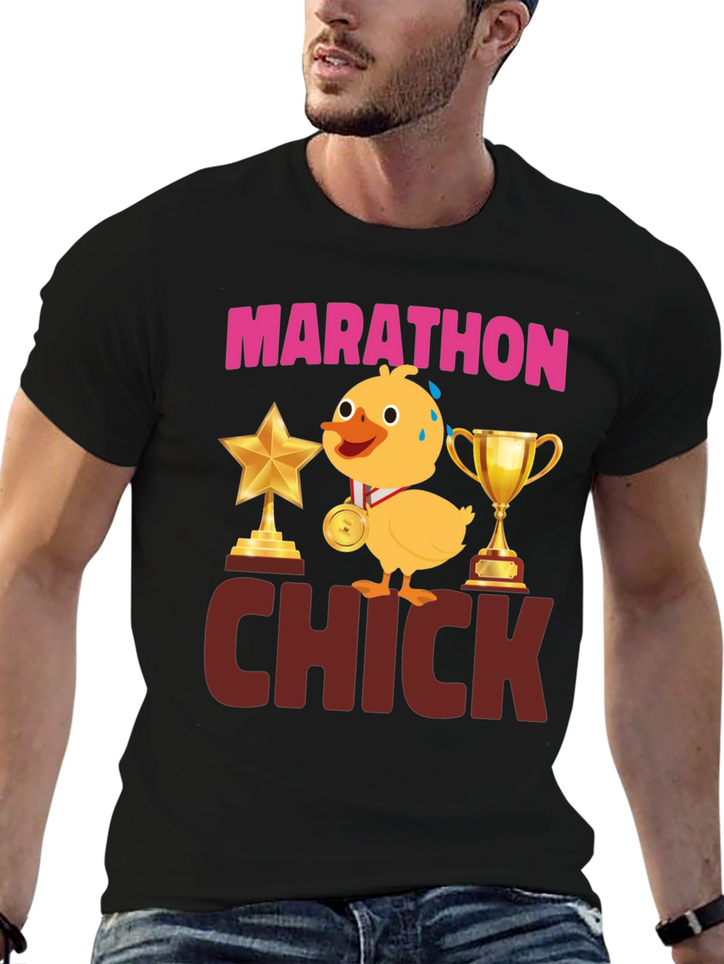 Marathon Chick T-Shirt - Funny Running Tee