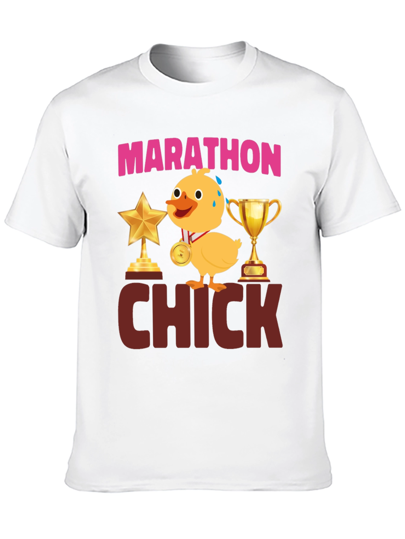 Marathon Chick T-Shirt - Funny Running Tee