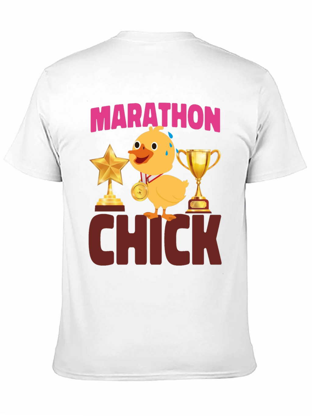 Marathon Chick T-Shirt - Funny Running Tee