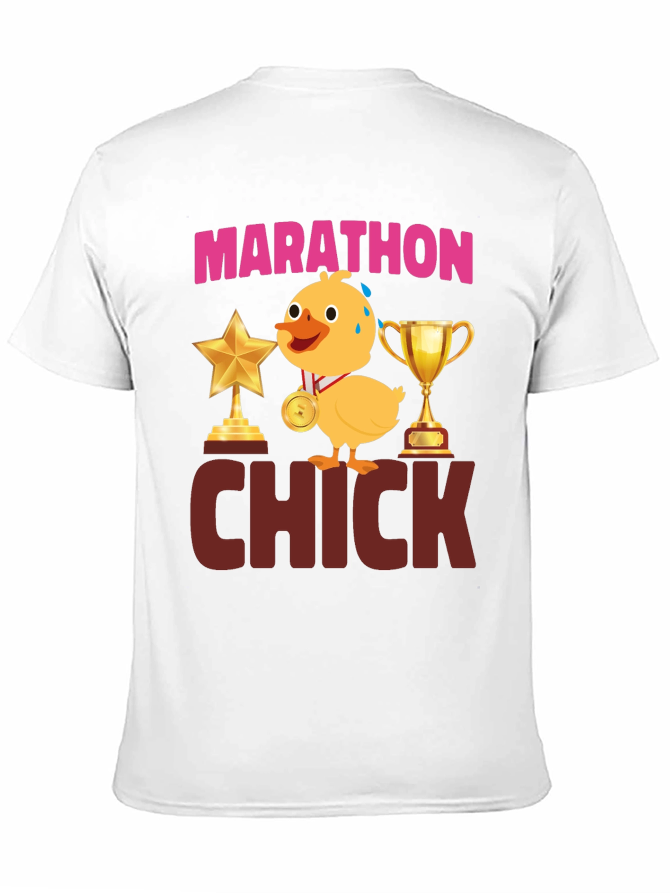 Marathon Chick T-Shirt - Funny Running Tee