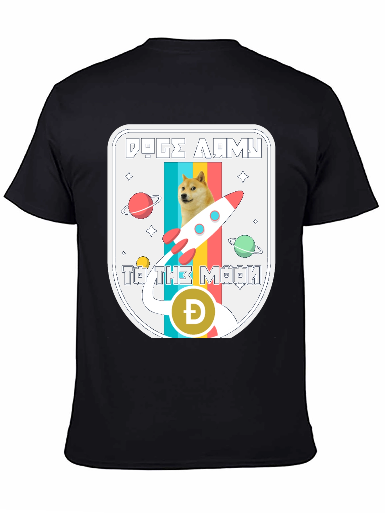 Doge Army To The Moon T-Shirt