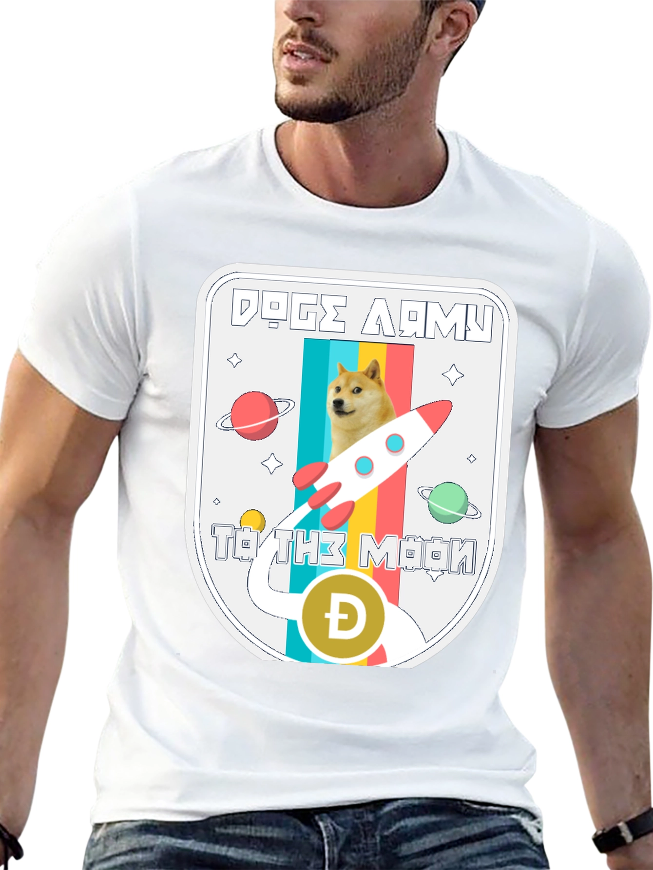 Doge Army To The Moon T-Shirt