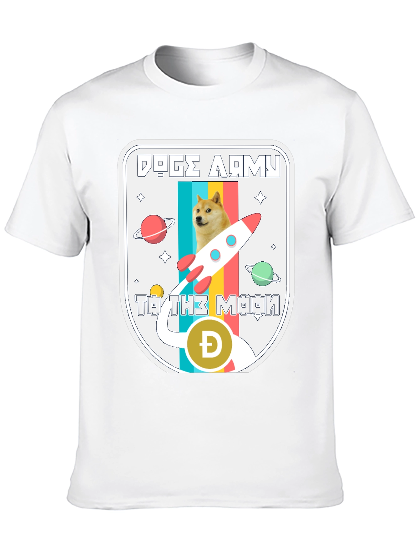 Doge Army To The Moon T-Shirt