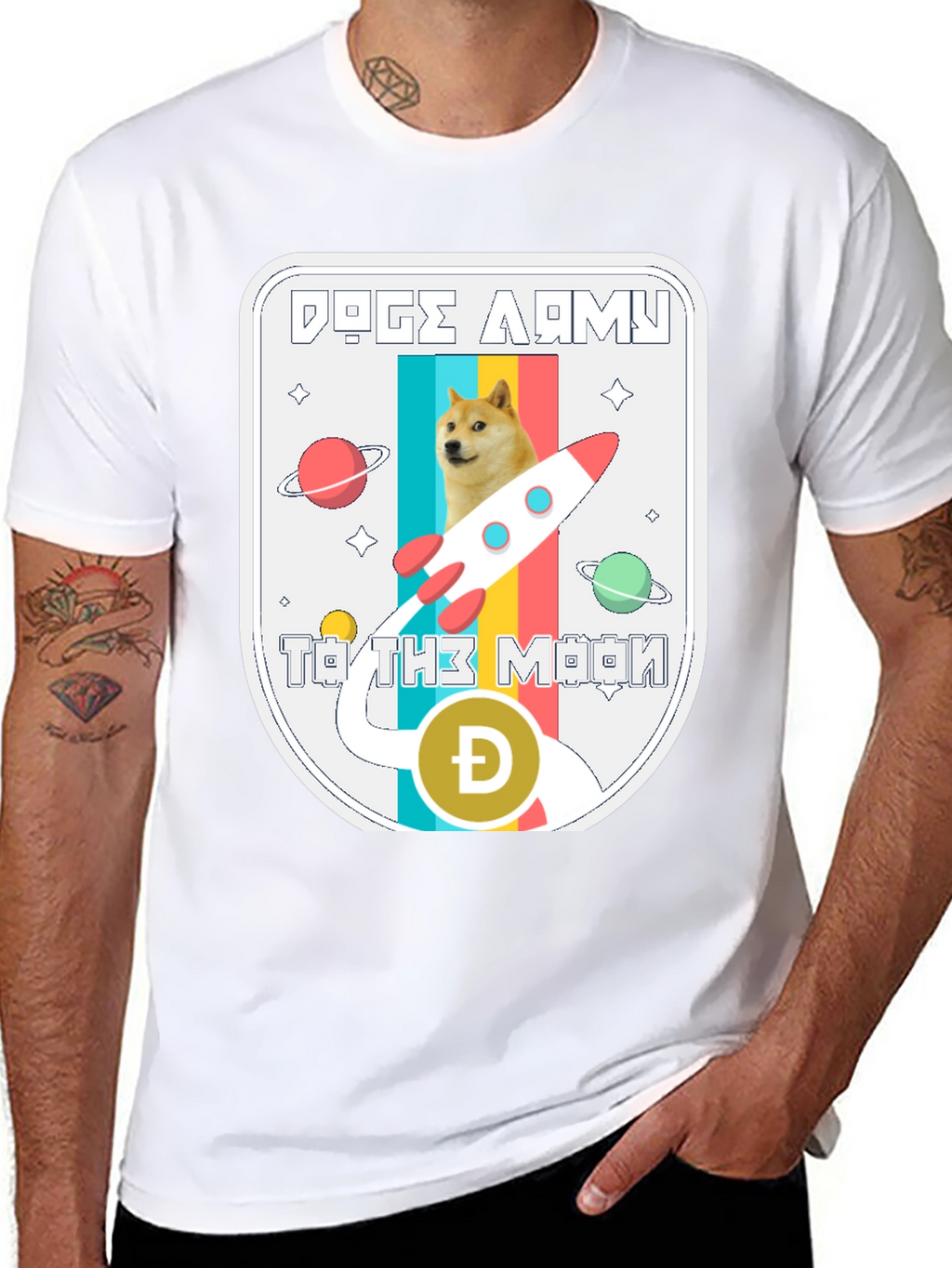 Doge Army To The Moon T-Shirt