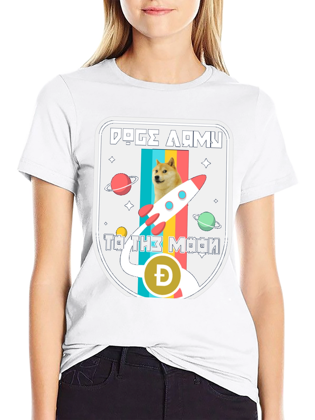 Doge Army To The Moon T-Shirt