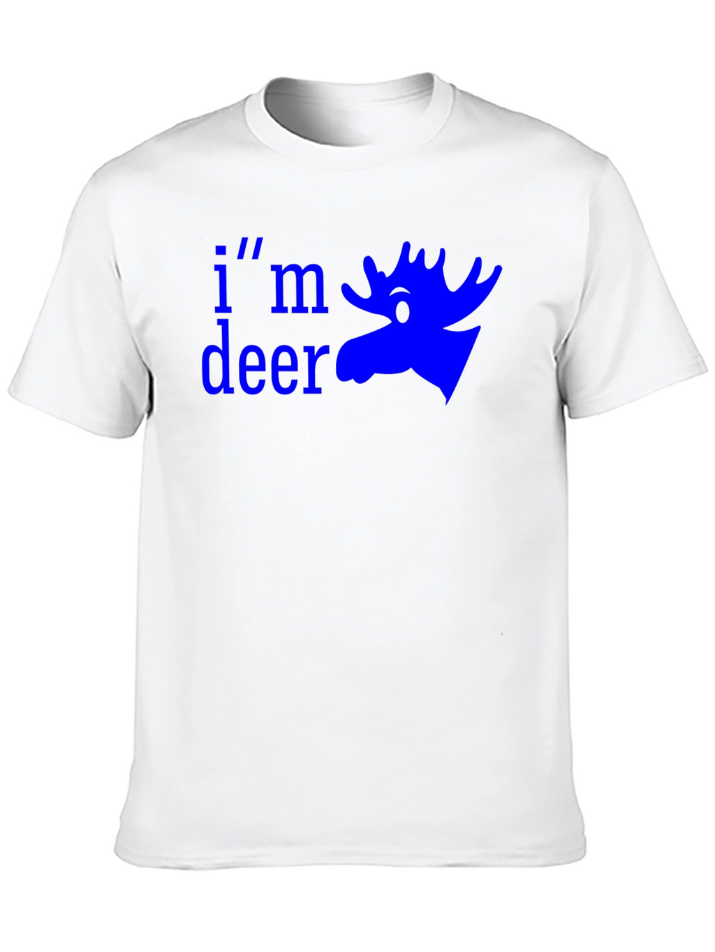 Im Deer Graphic Tee - Moose Design