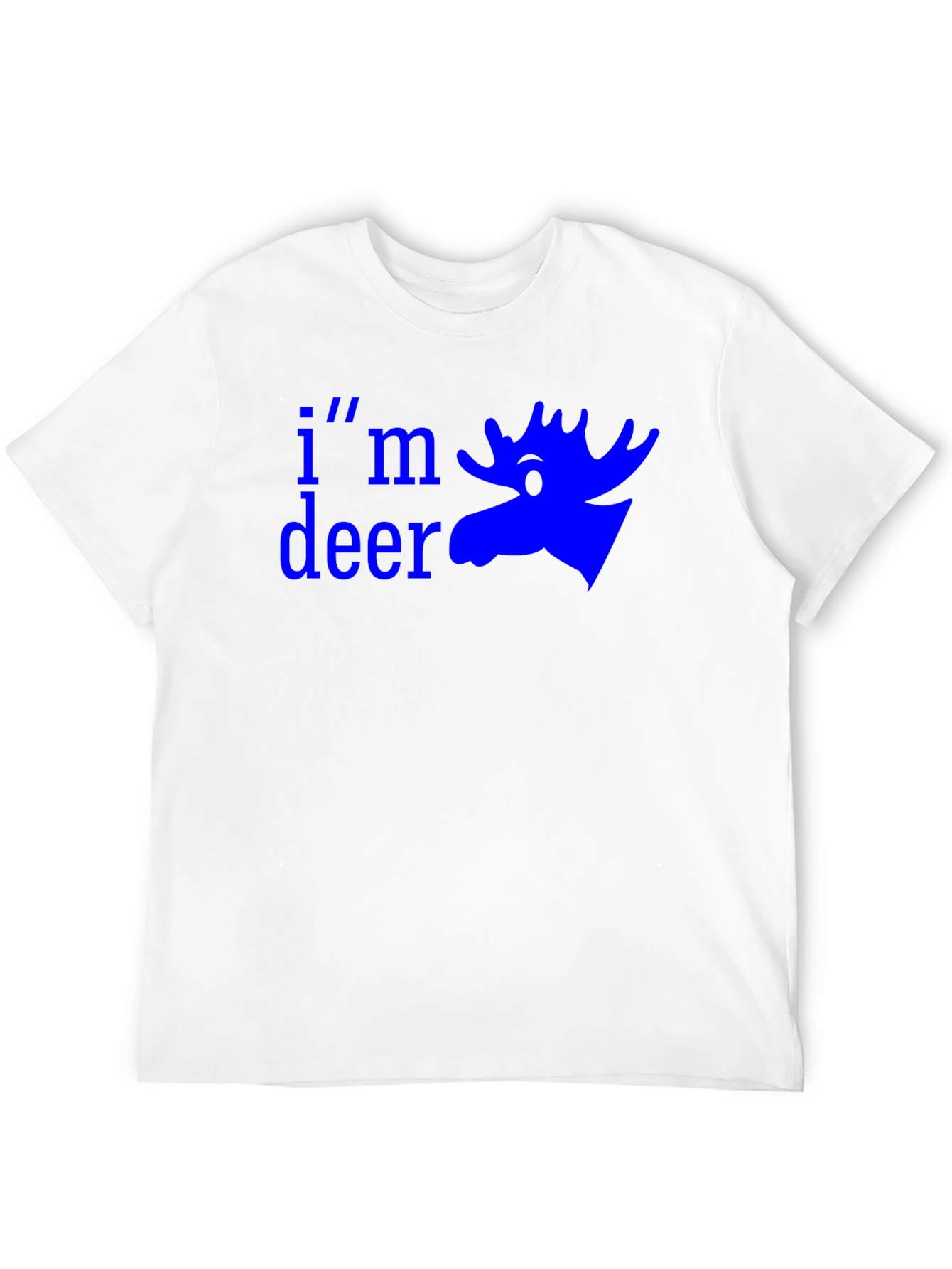 Im Deer Graphic Tee - Moose Design