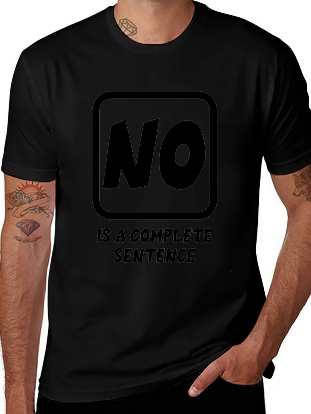 Statement T-Shirt: NO. is a Complete Sentence
