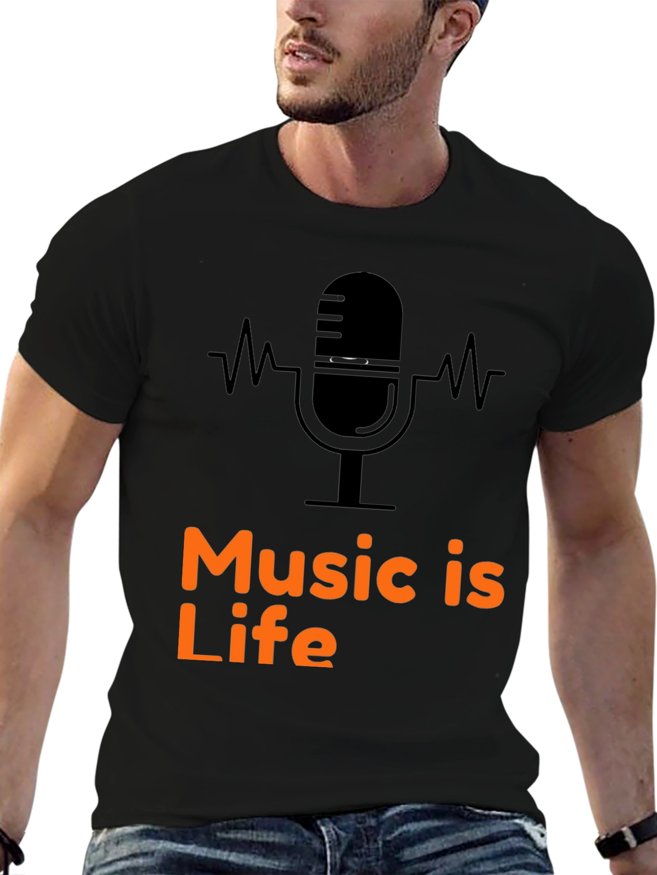 Music Is Life T-Shirt - Cool Graphic Tee